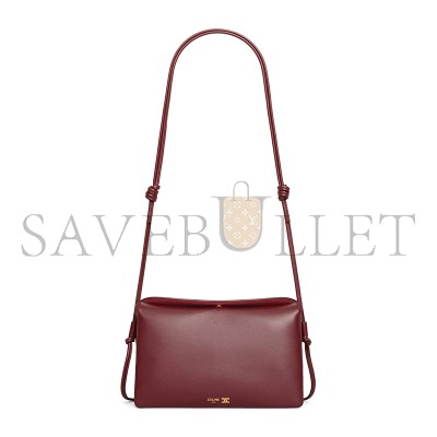 CELINE TRIO FLAP IN SMOOTH LAMBSKIN 10P862O86.28PO (22.5*13*3.5cm)